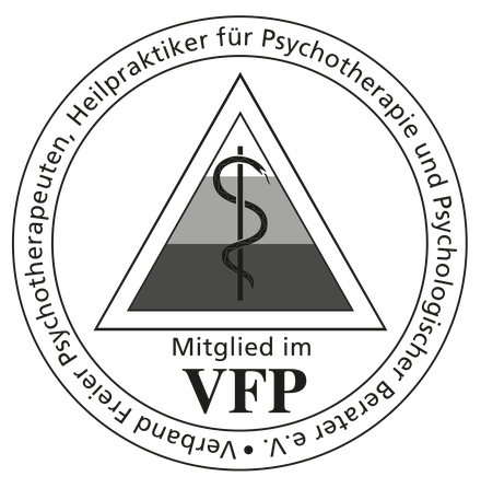 Mitglied im VFP – Verband Freier Psychotherapeuten, Heilpraktiker für Psychotherapie und Psychologischer Berater e.V.